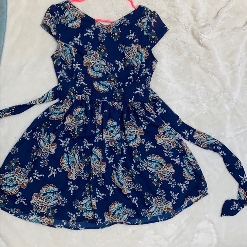 Blue party dress